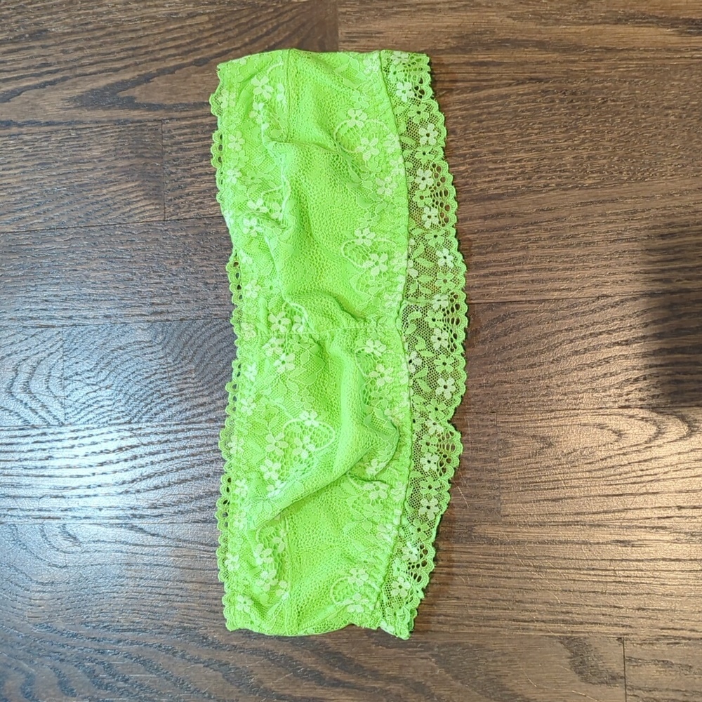 Gilly Hicks Lacey Unlined Bandeau - Picture 2 of 5